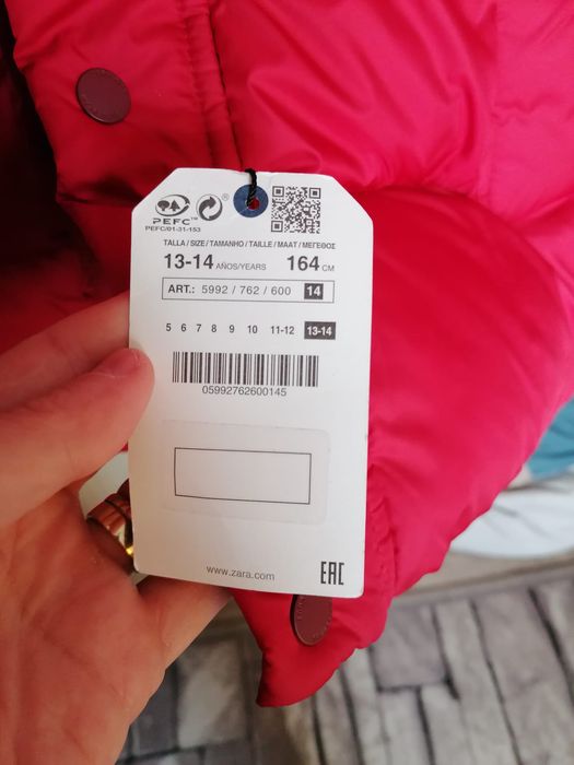 Geacă Zara Noua cu etichetă