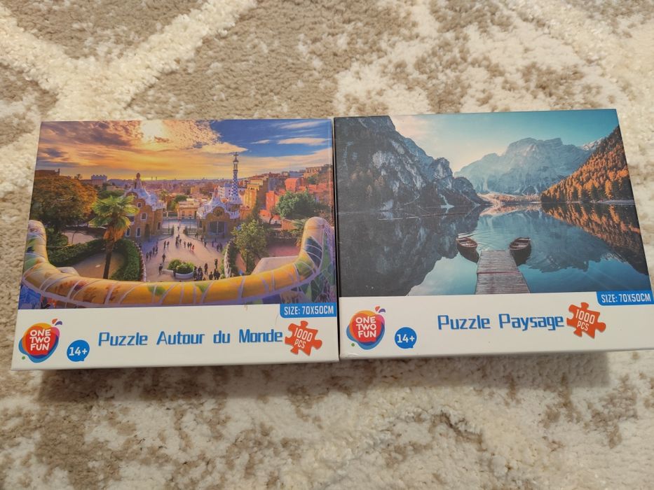 Puzzle 1000 piese, diferite modele