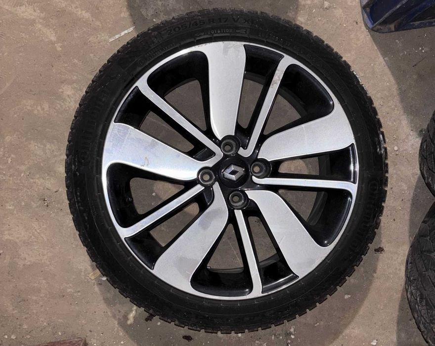 Jante cu anvelope 4x100 R17 senzori de presiune