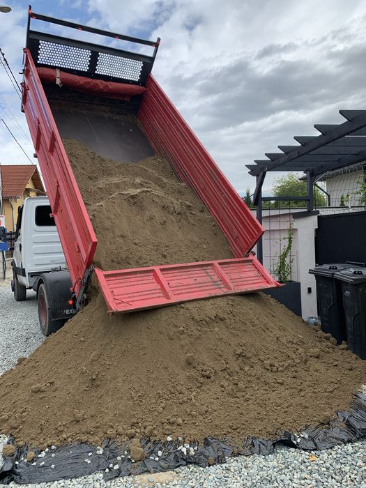 Pamant gazon nisip sort moloz