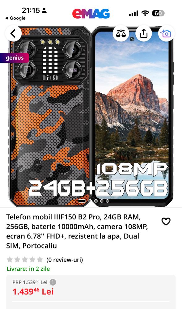 III F150 B2 Pro rezistent 10000 mAh