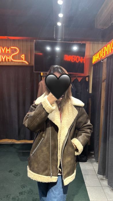 Продам кожаную дублёнку