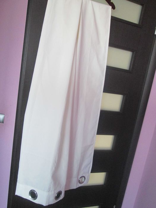 draperie  alb/crem lunga