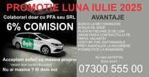 MASINI UBER / BOLT / Comision 6%