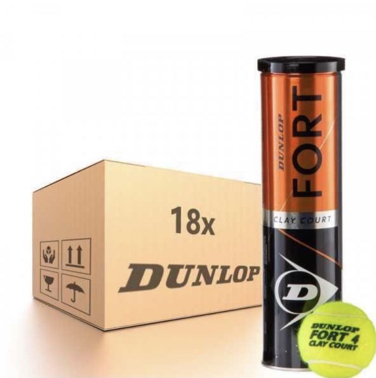 Mingi tenis Dunlop Clay Court 4 mingi/ Set