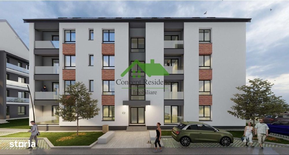 Comision 0%! Apartament 2 camere bloc nou, etaj 1,Oltului