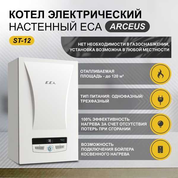 Газовый Котлы E.C.A 24 Kwt! Двухконтурный Котел