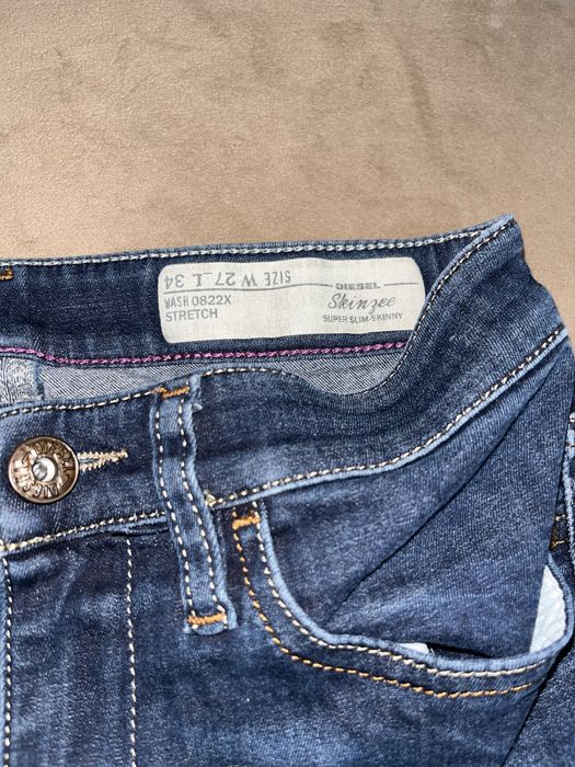Blugi skinny cu talie inalta