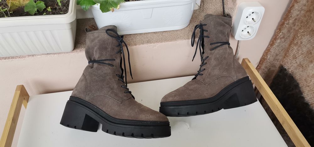 Боти Тamaris 39 н. Естествен велур