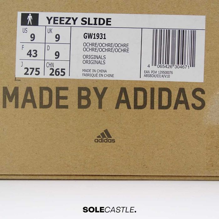 Adidas Yeezy Slide 'Ochre'