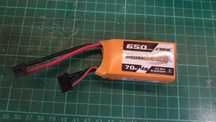 Lipo батерия 14.8V, 4S, 650mAh, 70C