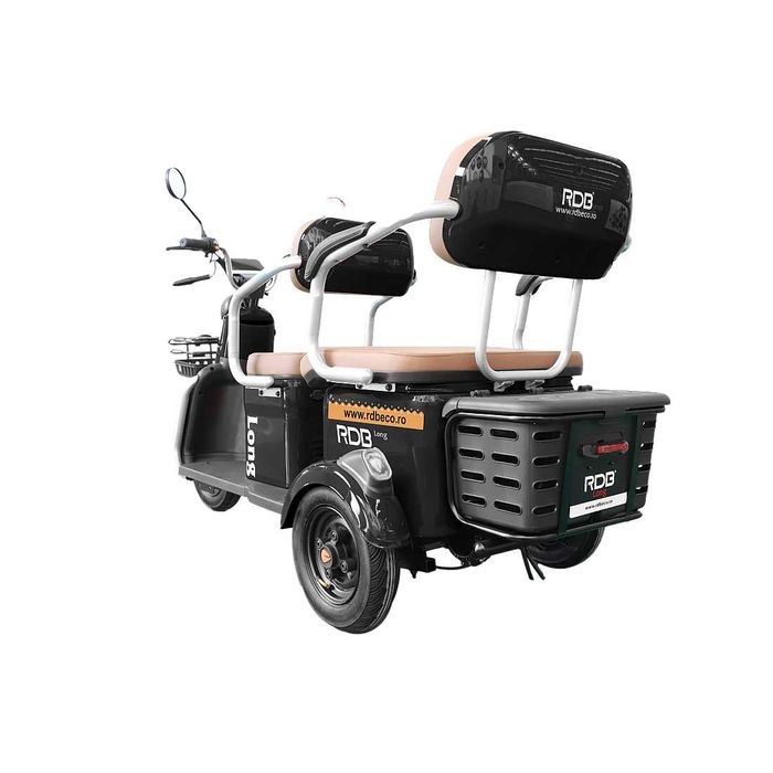 Triciclu Electric RDB LONG, fara permis, 2000W, 25km/h IN RATE!!!