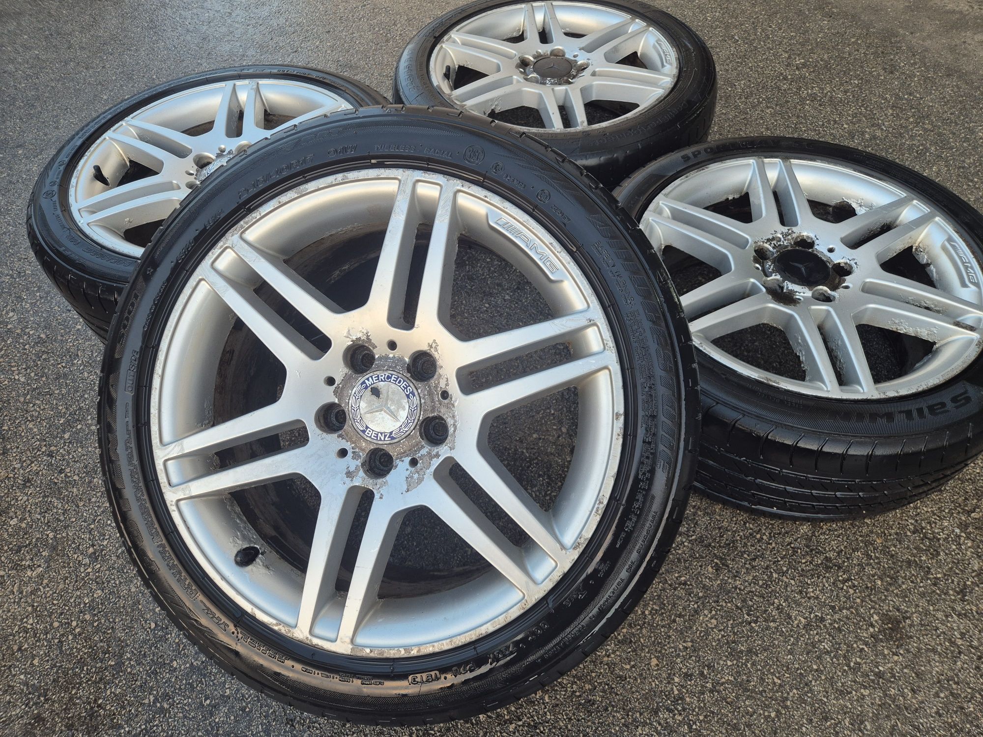 5х112/17 AMG Mercedes W204 с гуми Мерцедес Спорт пакет C class