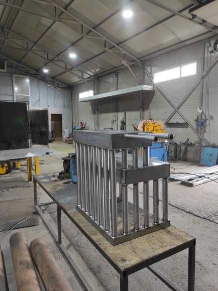 Registru termic INOX semineu,cazan incalzire centrala,serpentina