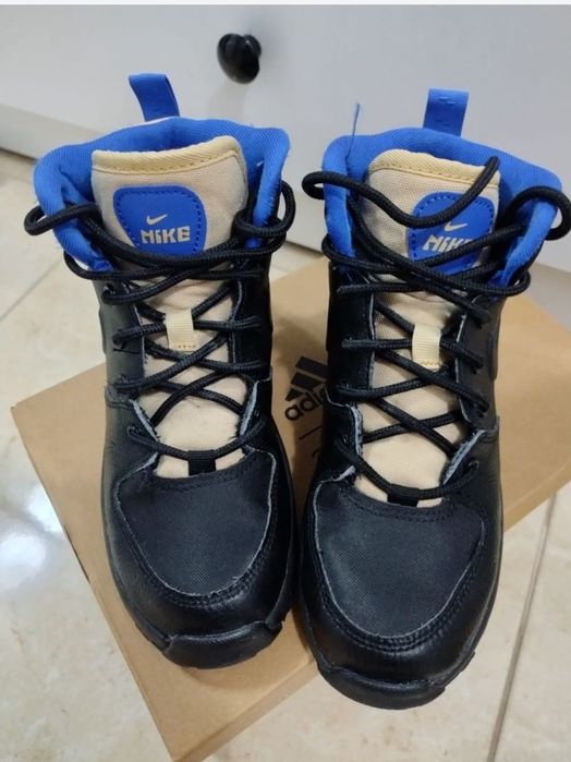 Ghete Nike Manoa Piele Copii 32