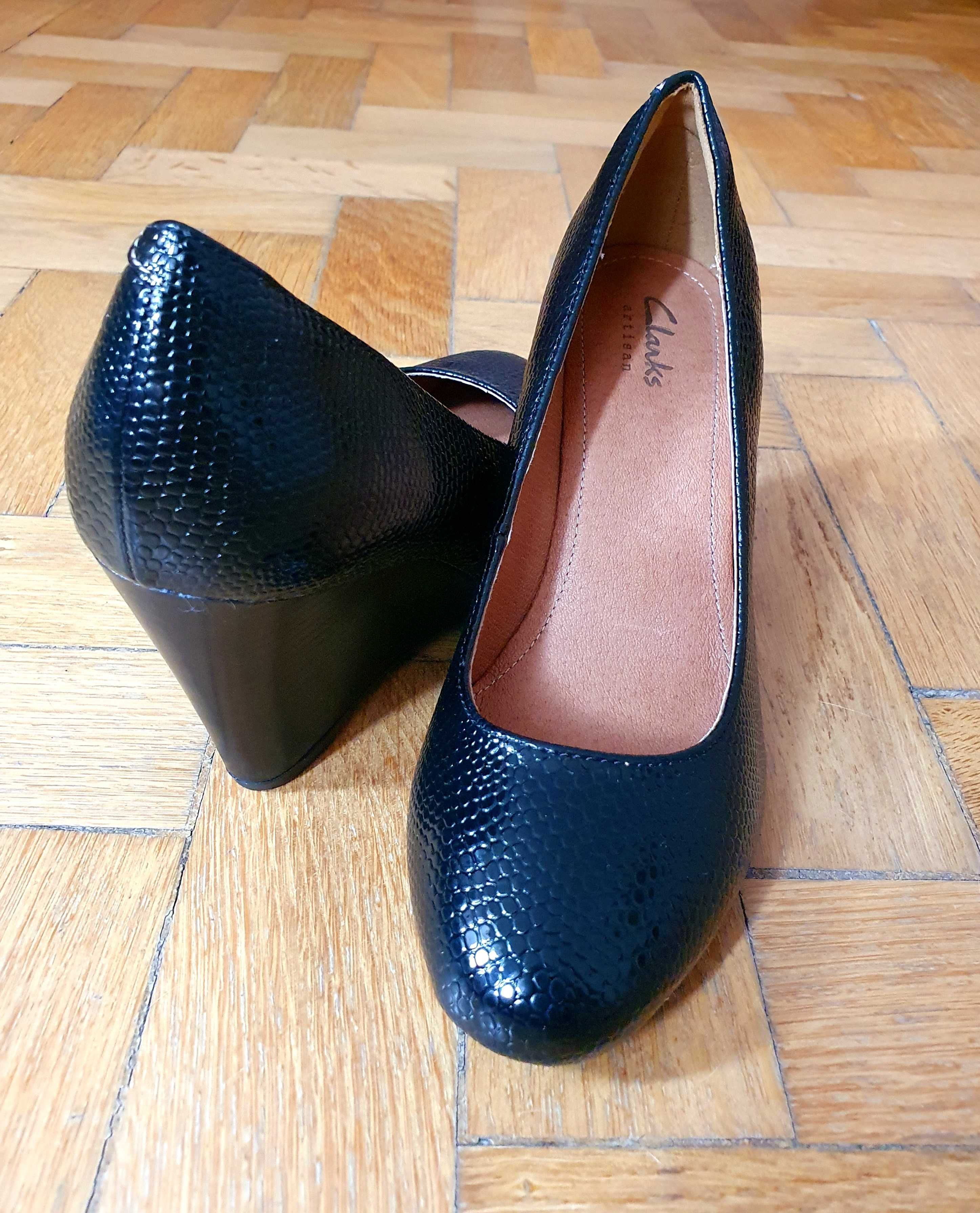 Pantofi damă Clarks Elsa Purity, nr. 37, originali, noi cu etichetă