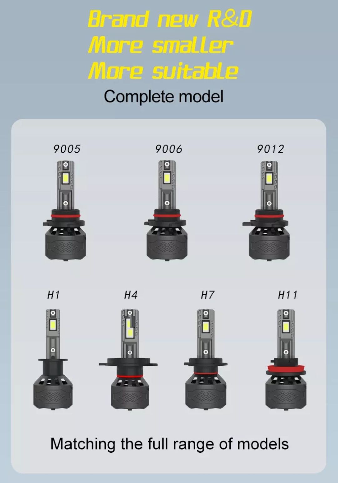 Лед Крушки *CANBUS* 16000 lum.H1 H4 H7 H8 H9 H11 H13 + Подарък LED T10