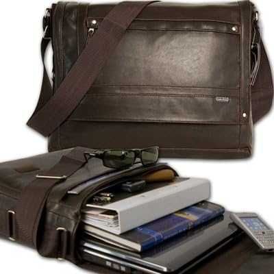 Geanta laptop Daniel  Ray   geanta birou MILANO maro  si   negre ,