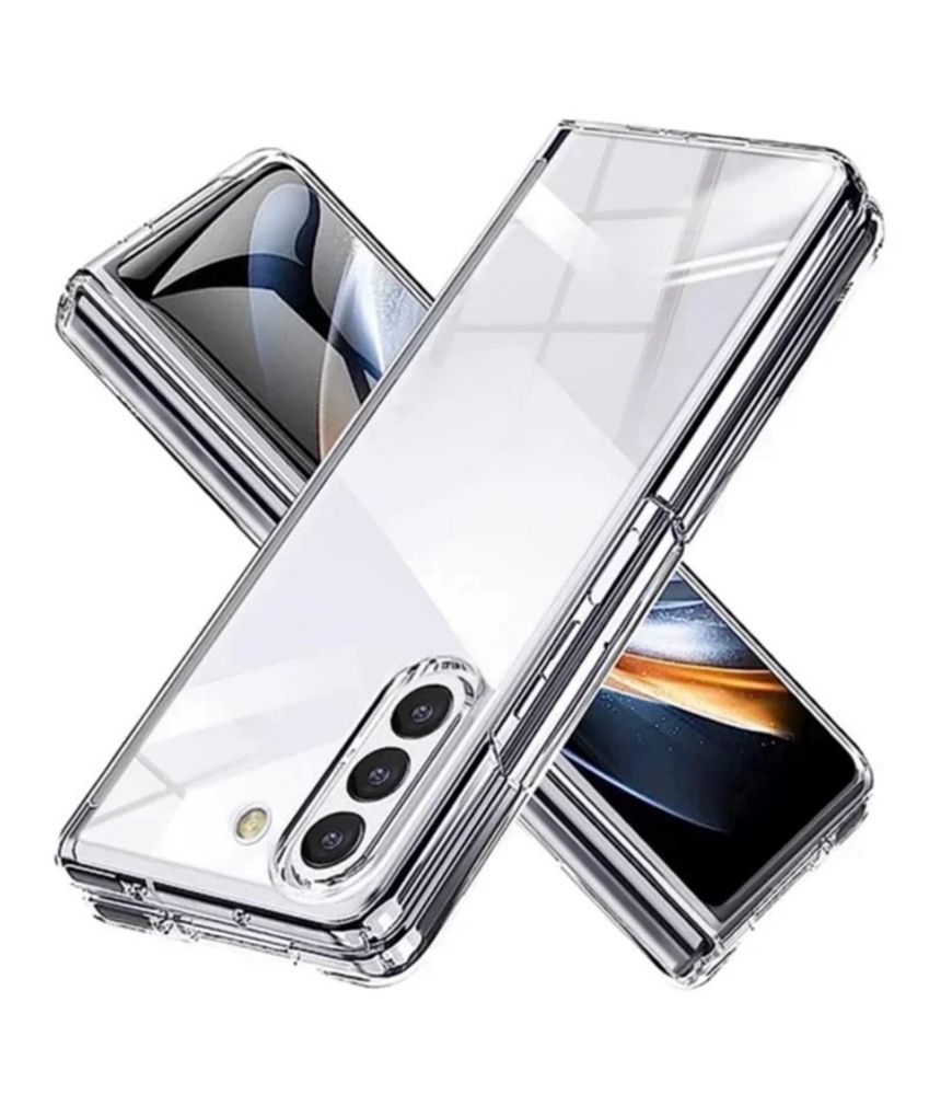 Samsung Z Fold 3 4 5 6 Husa Slim Transparenta Plastic 0,3 Fata + Spate