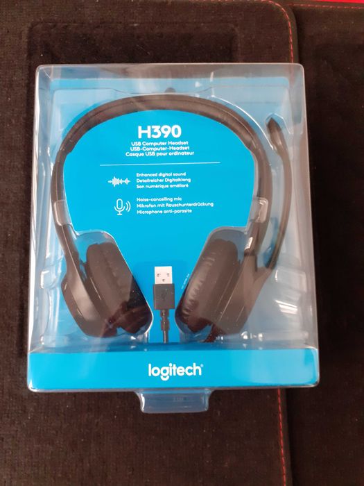 Casti Logitech H390 Professional, Teams, Skype, Gaming, Office, Gaming