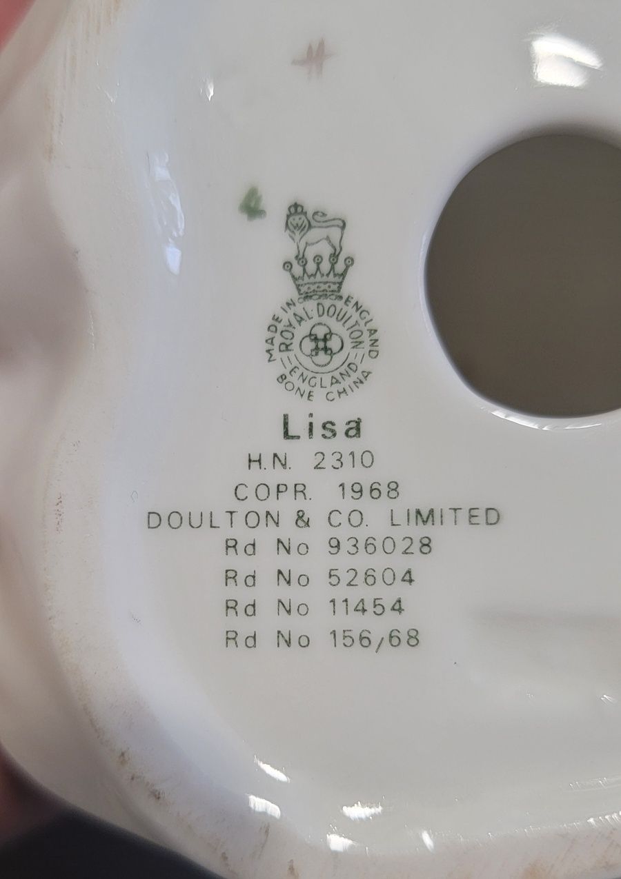 Порцеланова фигурка - Лиза. Doulton & Co