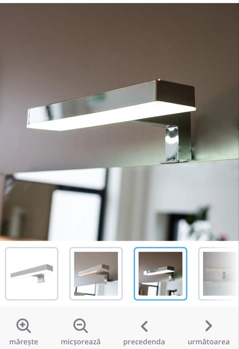 Vand oglinda baie si lampa led noi