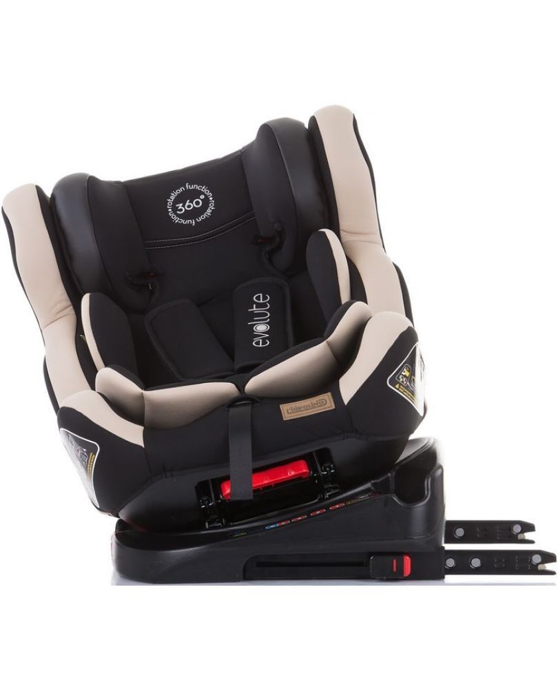 Столче за кола Chipolino - Evolute 360, 0-36 kg, с Isofix, ванилия