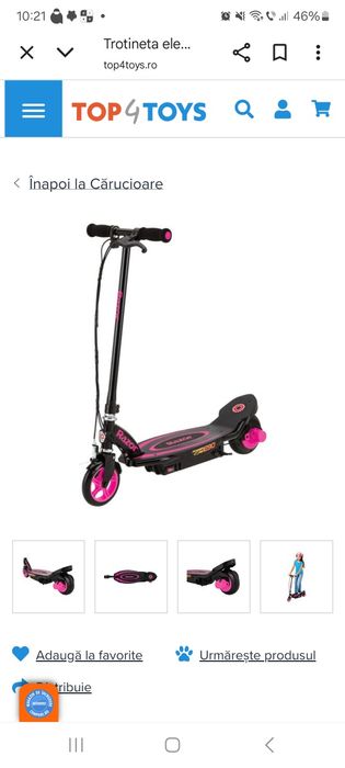 Trotineta electrica razor fete