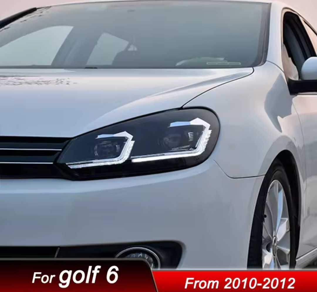 Ново ! LED фарове за VW GOLF 6 визия  volkswagen golf 7 лед 2009-2013