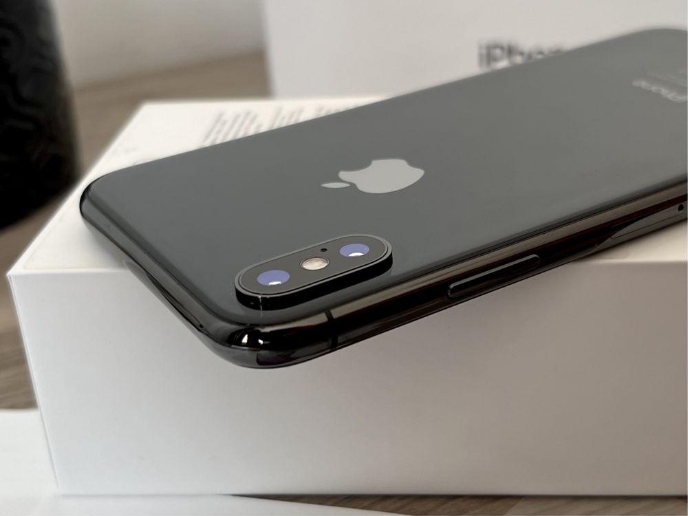 iPhone X, 64GB, Space Gray, НЕРАЗЛИЧИМ ОТ НОВ, 100% батерия, ГАРАНЦИЯ!