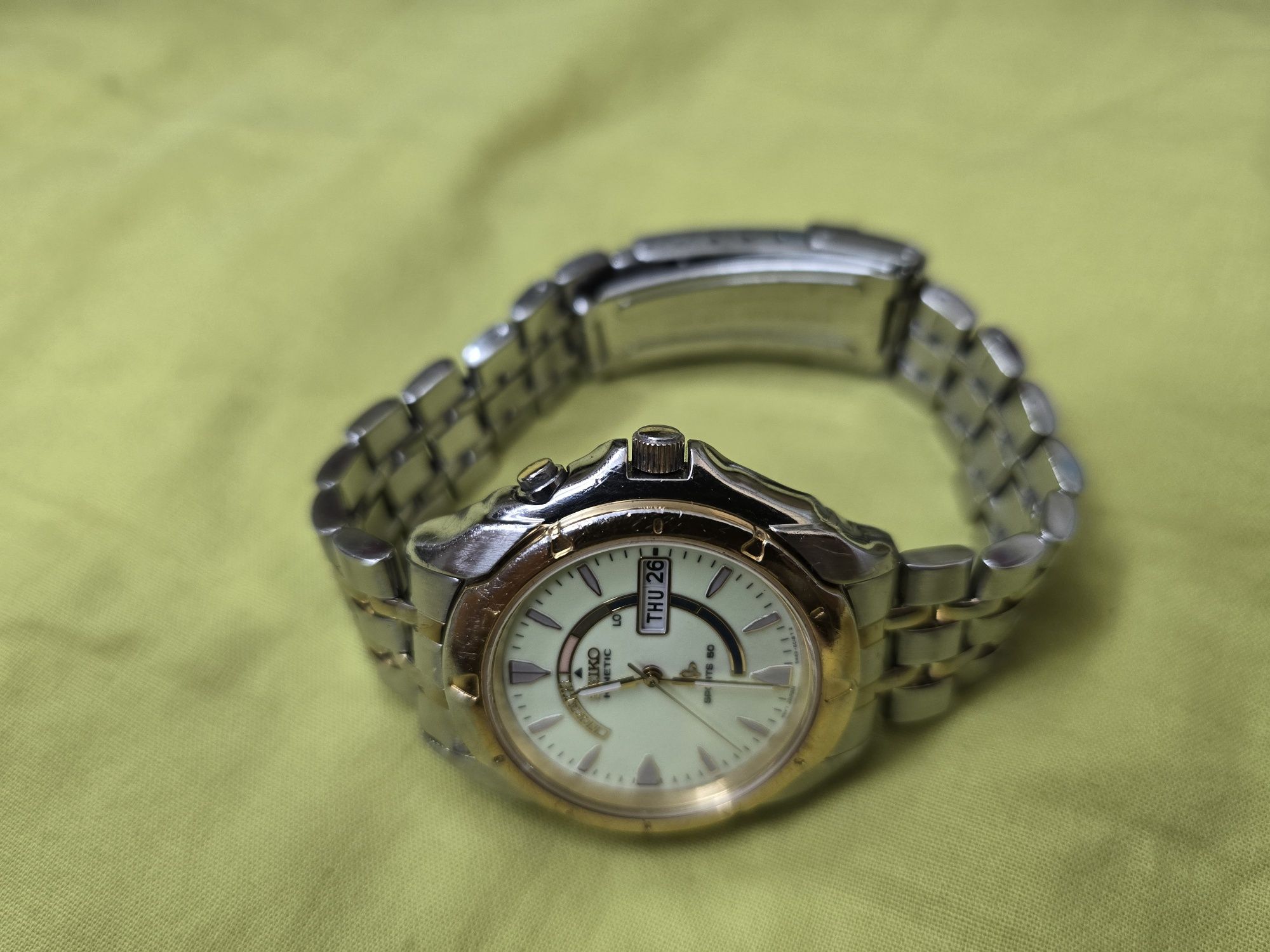 Seiko Kinetic Lumed Dial
