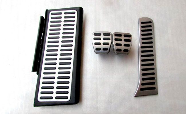 Ornamente INOX pedale si footrest - Audi Q3 (2011-2018)