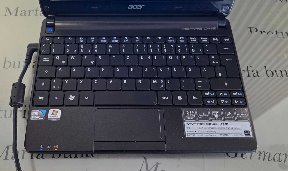 Laptop mini - Acer Aspire One D270 - functional,instalat
