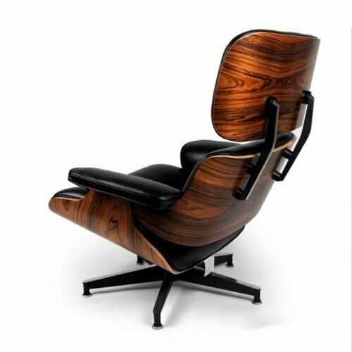 Fotoliu si taburet Eames Lounge Chair , studio, cabinet, living, birou