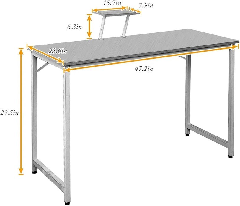 Офис бюро с допълнителна стойка в индустриален дизайн
