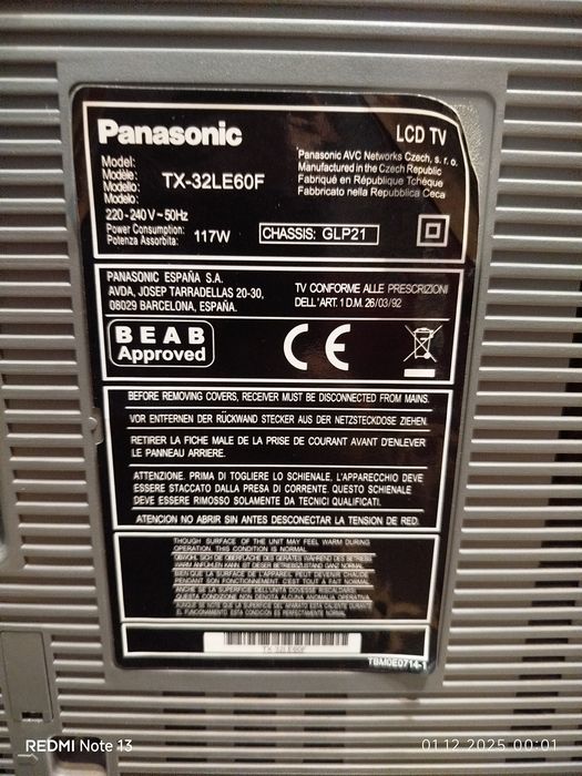 Vind televizor Panasonic