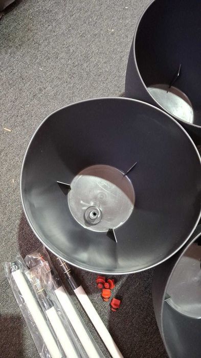 Set 4 ghivece autoirigante T4U, 22 cm, cu indicator, interior/exterior