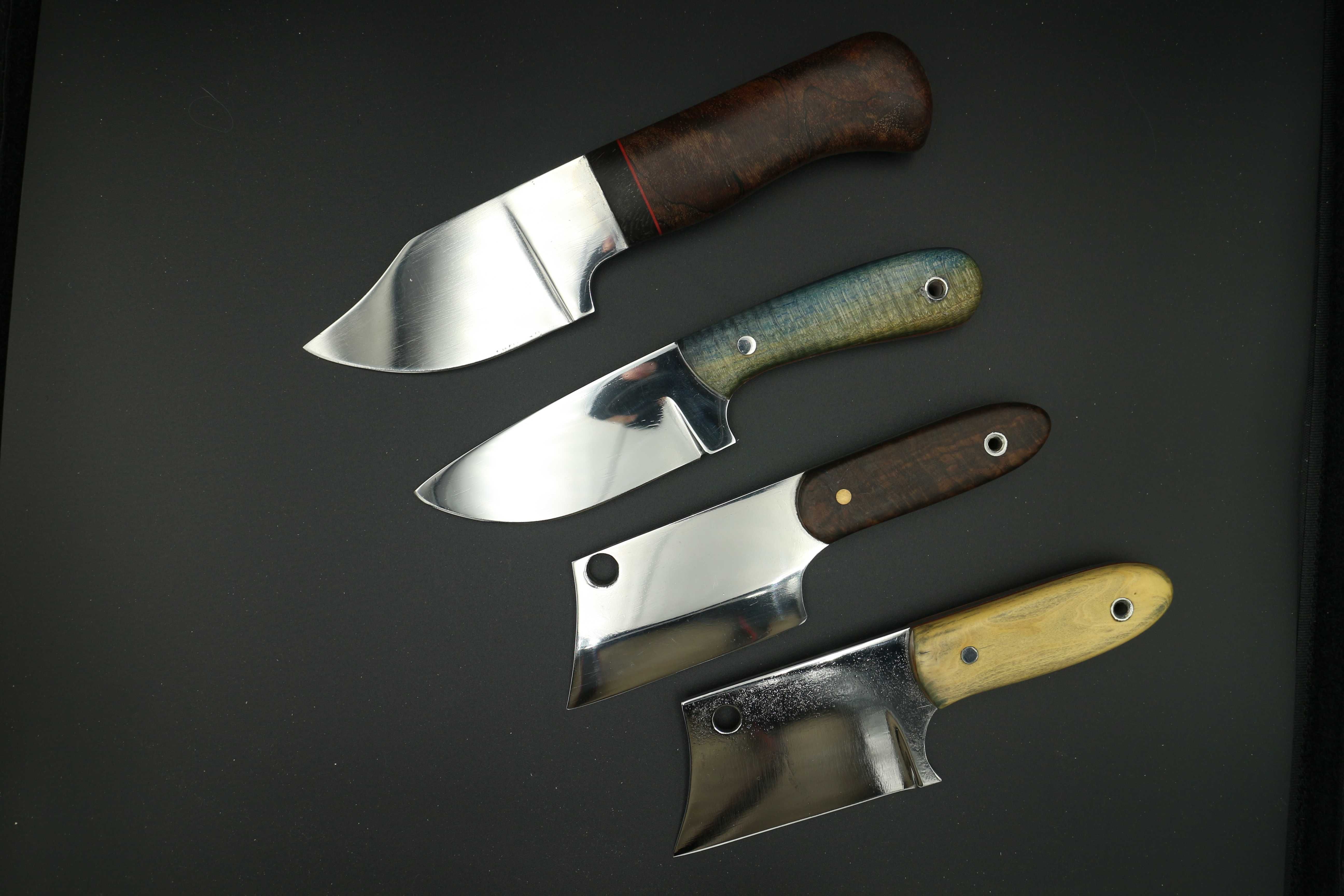 Ръчно изработени ножове - неръждаеми ламинати, дамаска стомана.