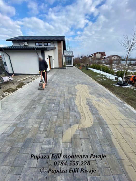 Montaj pavaj / pavele borduri rigole