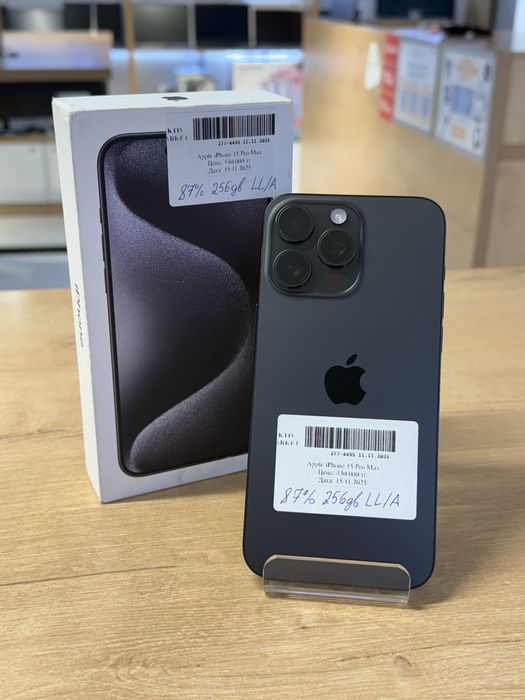 iPhone 15 Pro Max/256gb/87%/Рассрочка 0-0-12