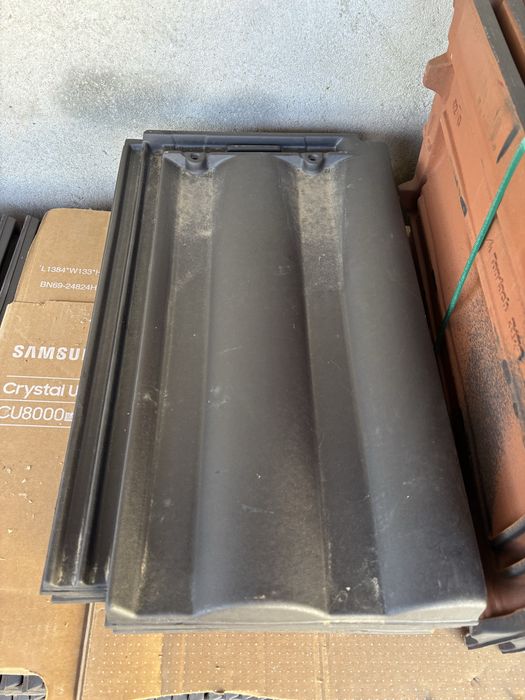 Tigla ceramica Tondach Twiston 9 (Twist)antracit, 30 x 50 cm