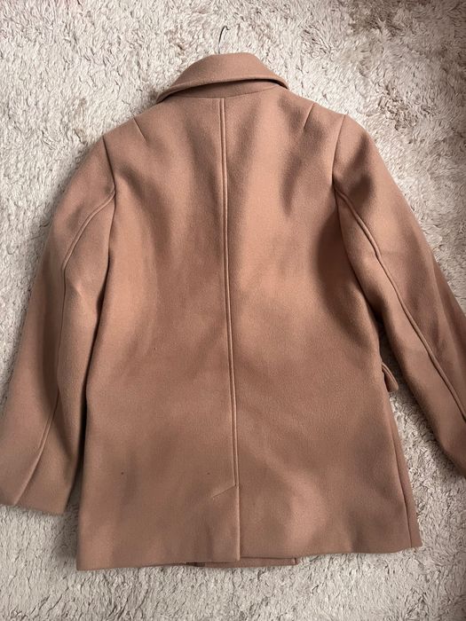 Кафяво зимно палто