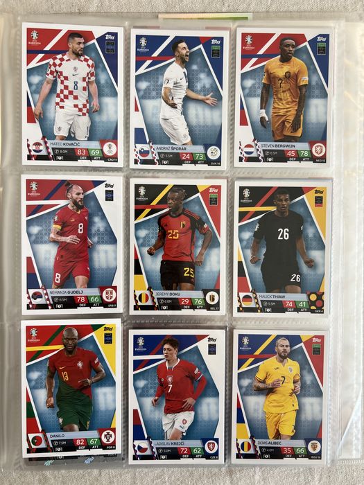 Албум Match Attax , Euro 2024 , Premier League