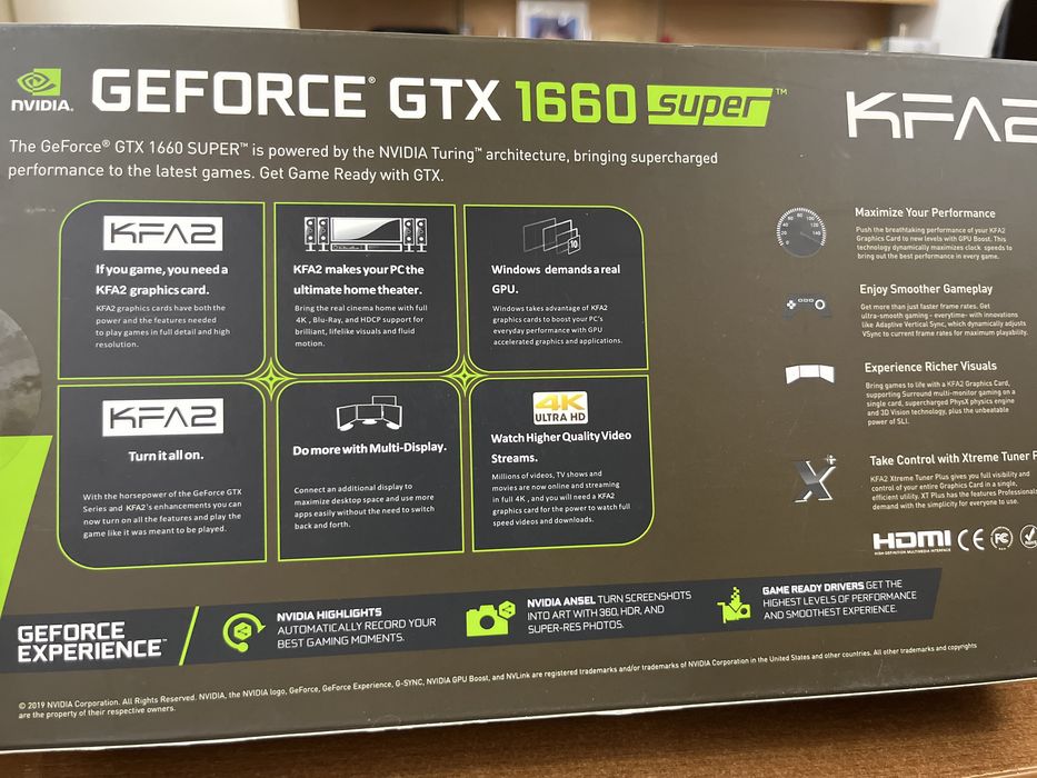 Placǎ video KFA2 Gtx 1660 Super