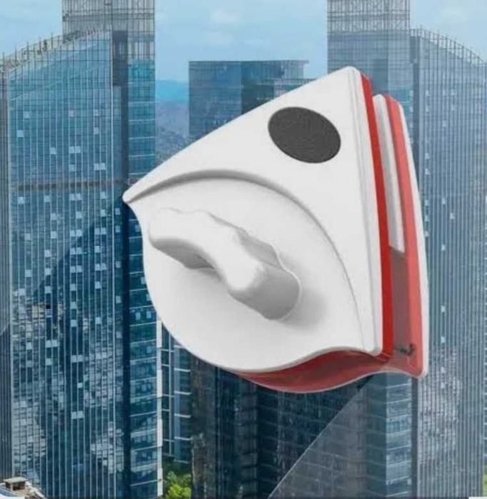 Уред за двустранно почистване на прозорци+резервни кърпи