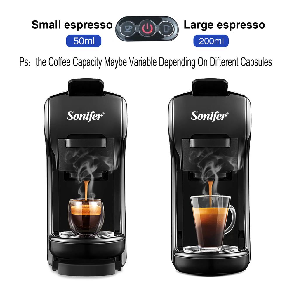 Кофемашина Sonifer 3в1 SF-3551 Nespresso, Dolce Gusto, Ground Coffee