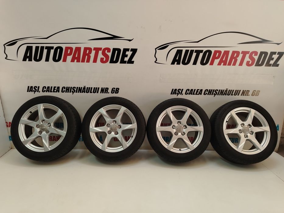 Jante Aliaj Audi A4 B8 A5 R17 225 50 Orginale Anvelope vara ET 45 7.5J