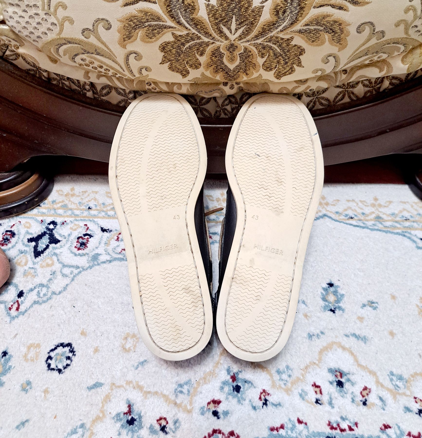 Мокасины Tommi Hilfiger, натуральная кожа, размер 42-42,5