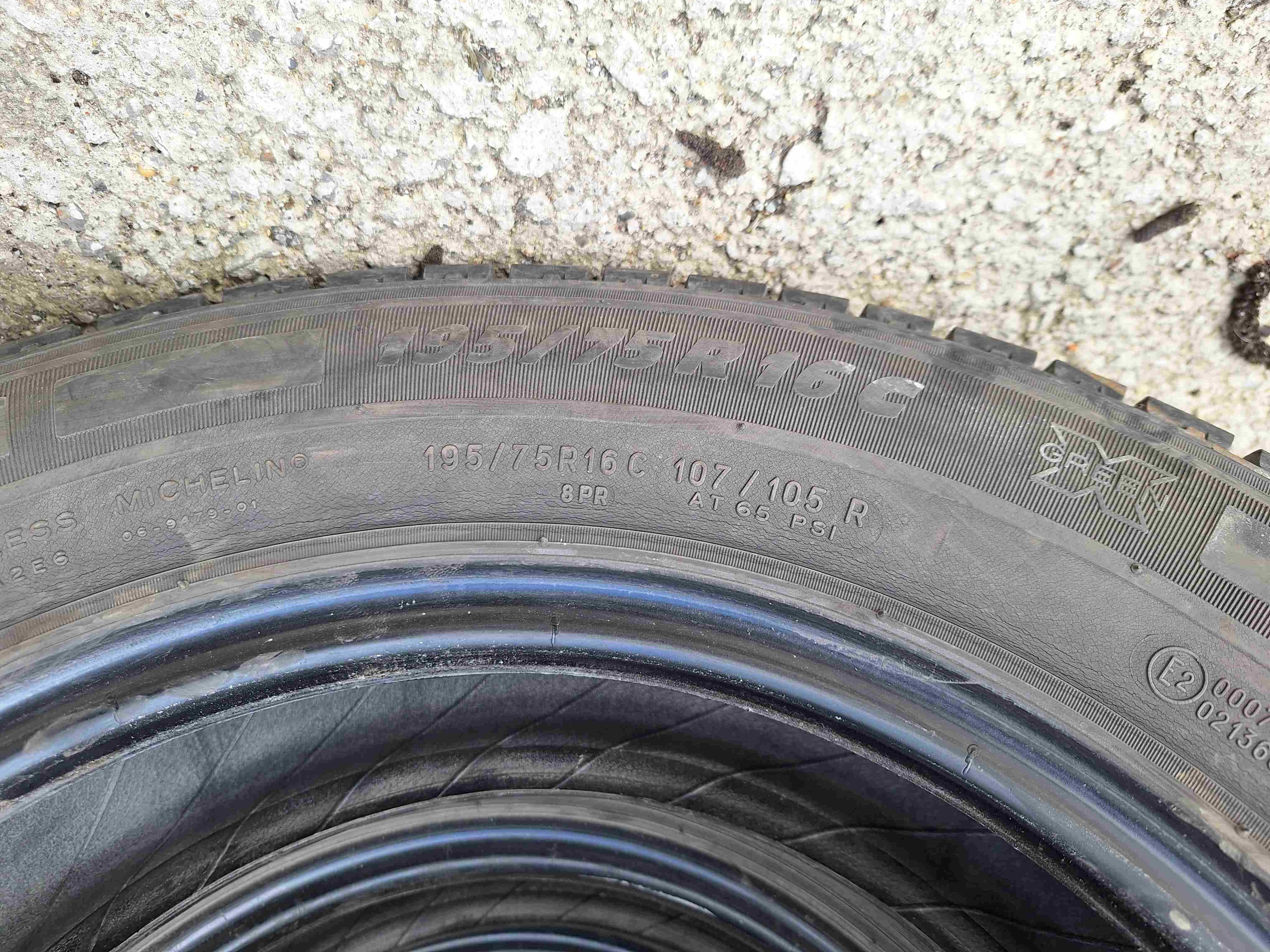 6бр. запазени летни гуми Michelin Agilis 195/75 R16С