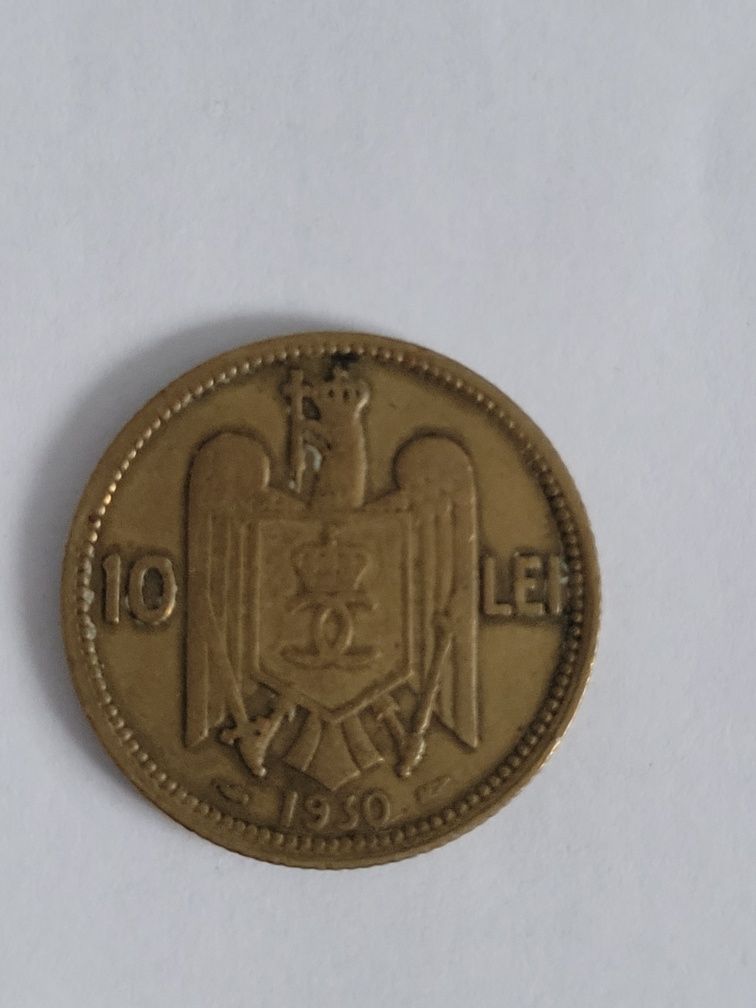 Moneda 10 lei, an 1930